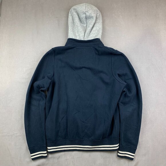 Vintage Abercrombie & Fitch Mens Sweater XL Blue Hoodie Long Sleeve Varsity Y2K - Picture 6 of 6